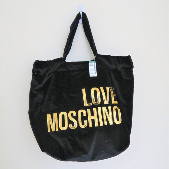 Love Moschino Handbags - Moschino black and gold shoulder bag